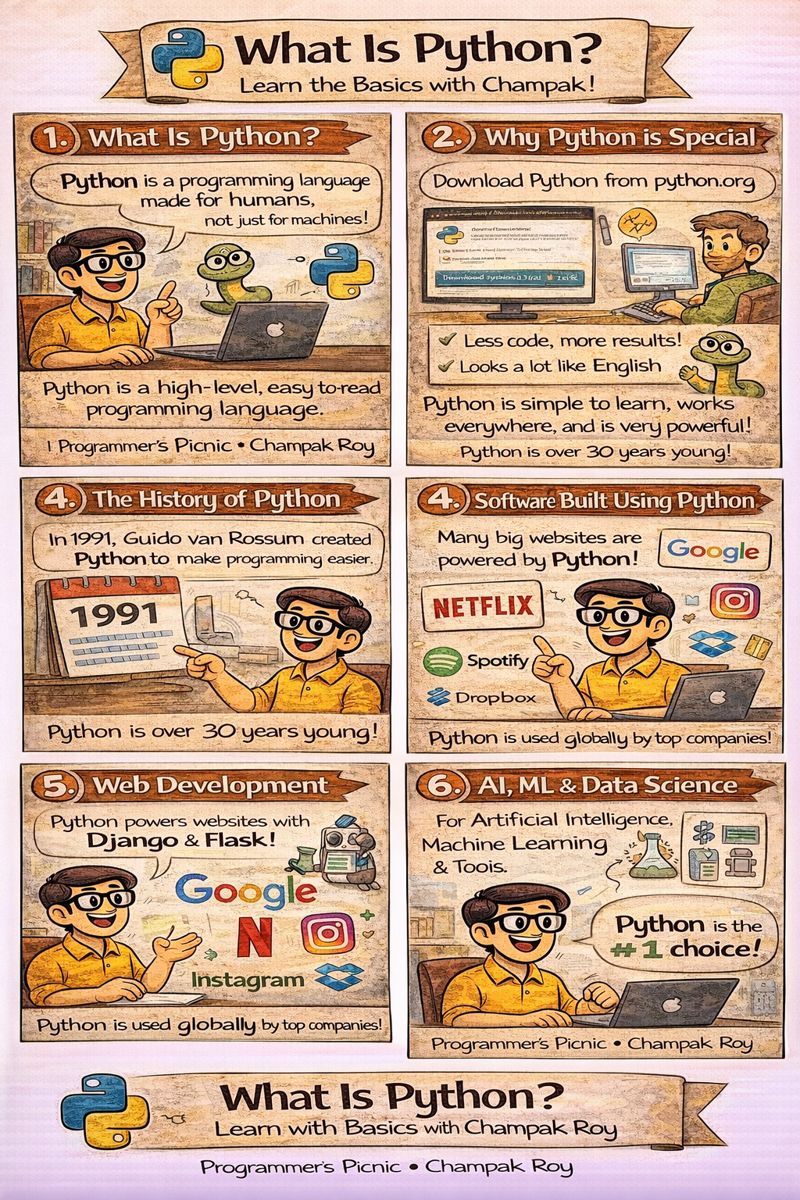 What is Python comic